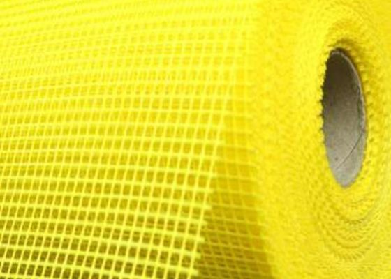 Żółta odporność na korozję 1m materiał budowlany z siatki drucianej z włókna szklanego