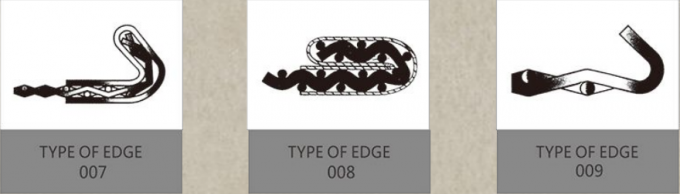 Antykorozyjna siatka zaciskana z blokadą 316l 300 mikronów 12,8 mm otwór Heavy Duty 6